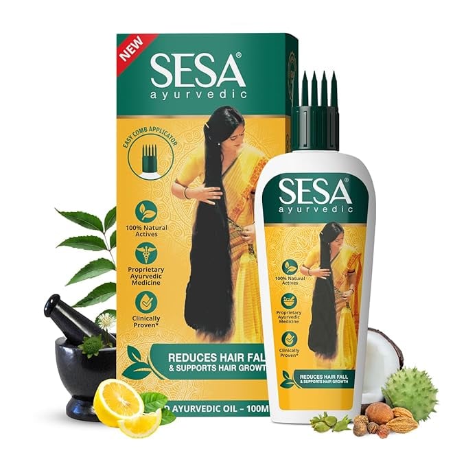 Sesa Ayurvedic Anti-Hair Fall Oil 180ml - Image 3