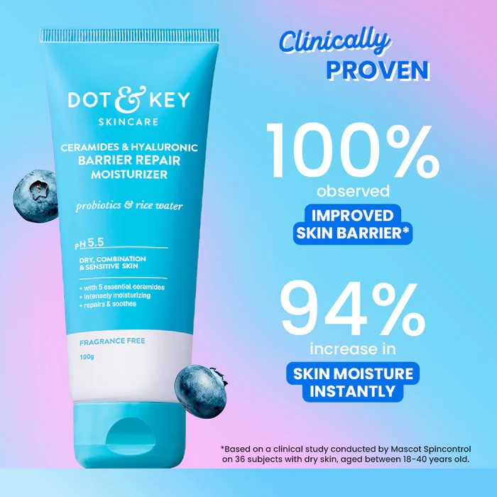 Dot & Key Ceramides & Hyaluronic Barrier Repair Moisturizer pH 5.5 100g - Image 3