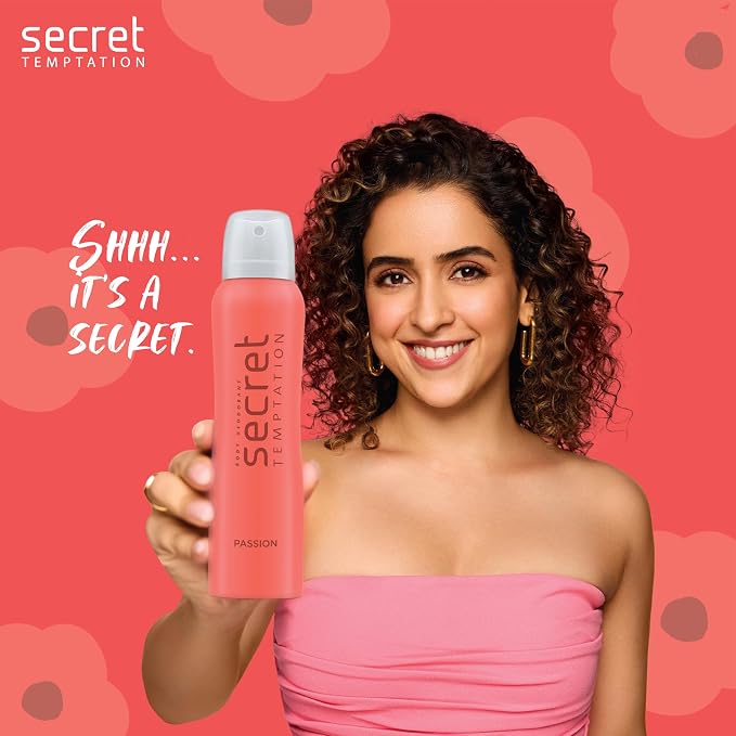 Secret Temptation Passion Deodorant Body Spray For Women - 150ml - Image 2