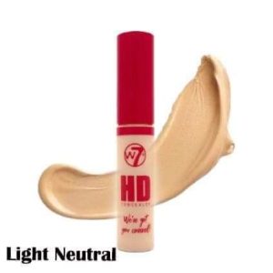 W7 HD Full Coverage Concealer (Light Neutral) 14ml