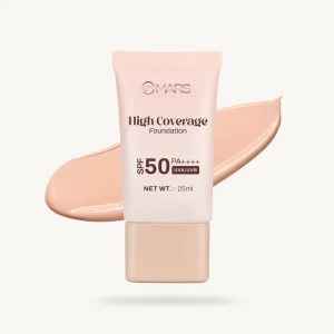 MARS High Coverage Foundation With SPF 50PA++++ UVA/UVB – 02 Soft Beige