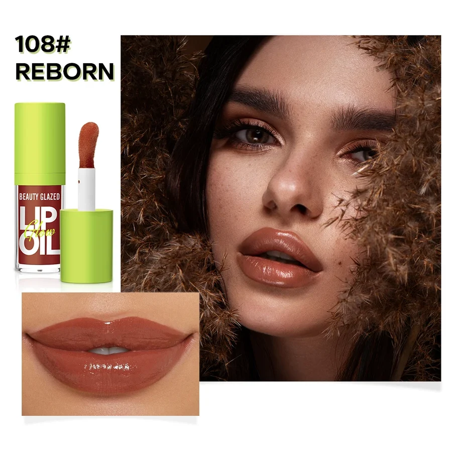 Beauty Glazed Glow Lip Oil - 108 Reborn - Image 2