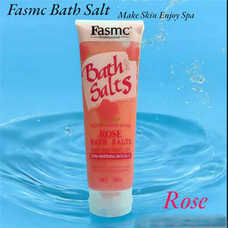 Fasmc Professional Bath Salts & Body Massage Scrub - Rose (Pink) - Image 2