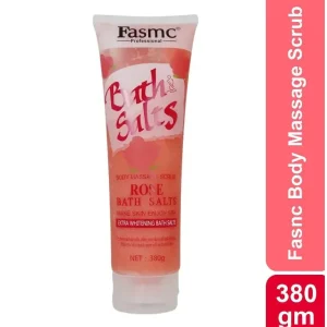Fasmc Professional Bath Salts & Body Massage Scrub - Rose (Pink)